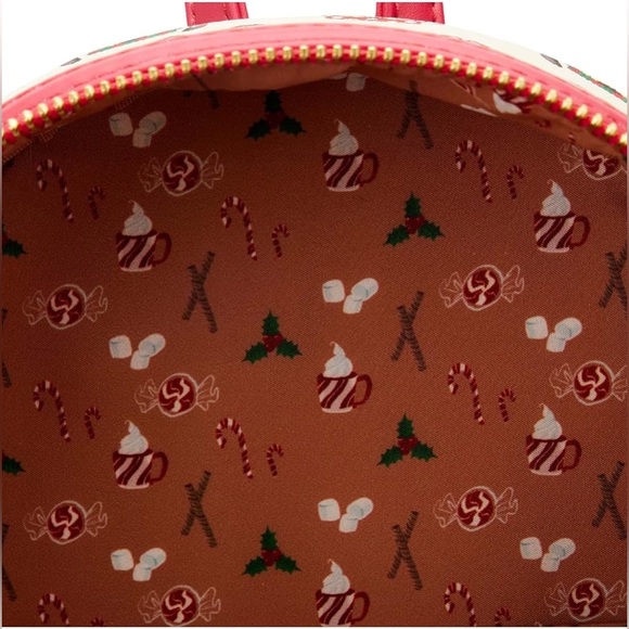 Loungefly Disney Hot Cocoa Double Strap Shoulder Bag and Ear Headband Set - Picture 5 of 8